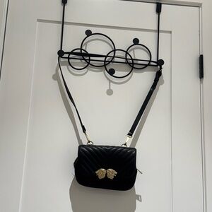 Lion Head Quilted shoulder Purse